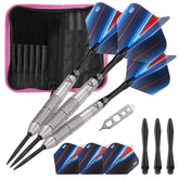 Viper Sidewinder Tungsten Steel Tip Darts 25 Grams and Casemaster Deluxe Pink Nylon Dart Case